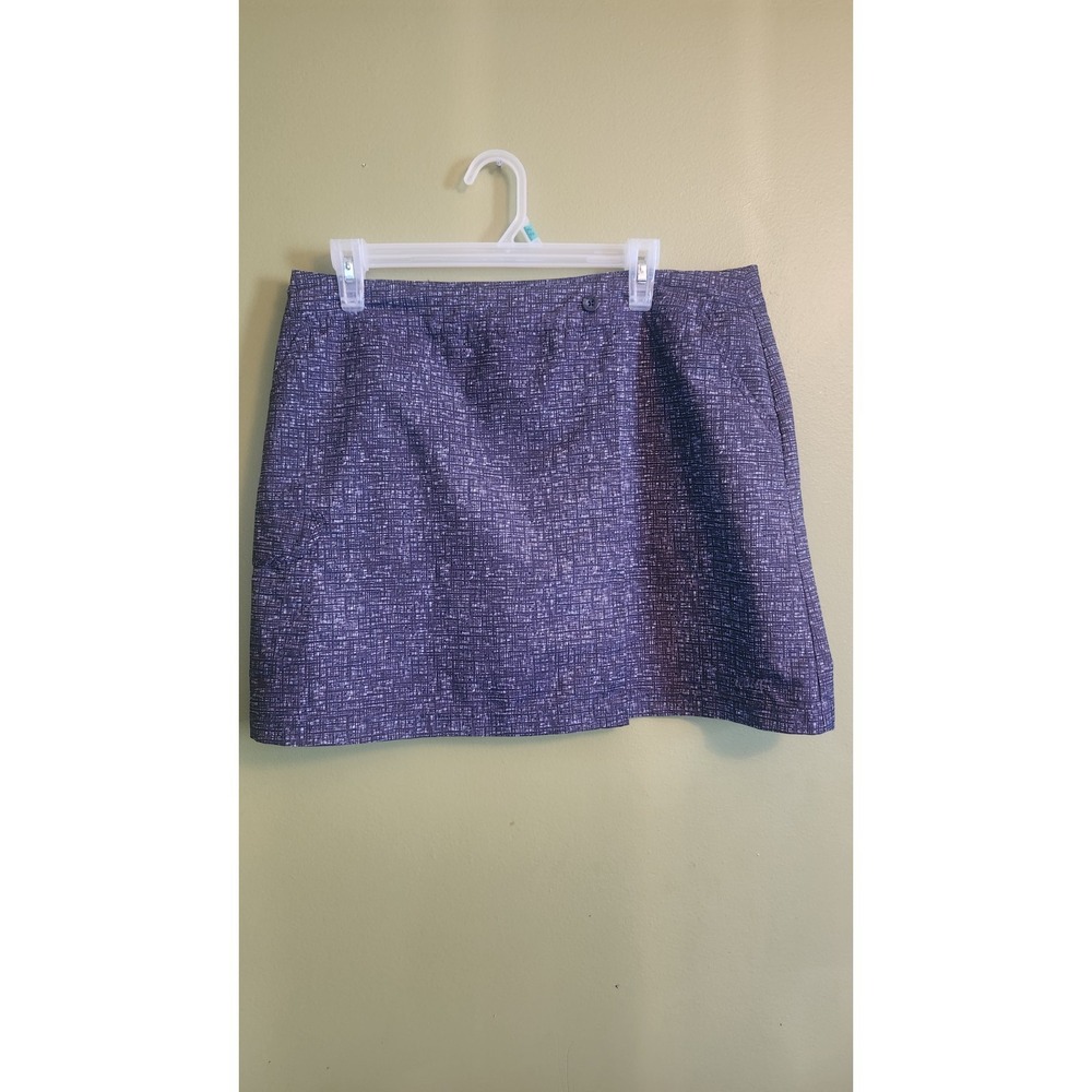 Avia Golf Tennis Skort w/ Cargo Pocket Charcoal Gray Sz L Skirt Shorts‎ Sports